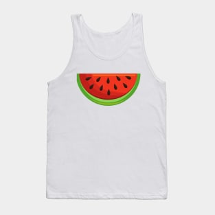 Watermelon Design, Summer Fun Fruit Print Tank Top